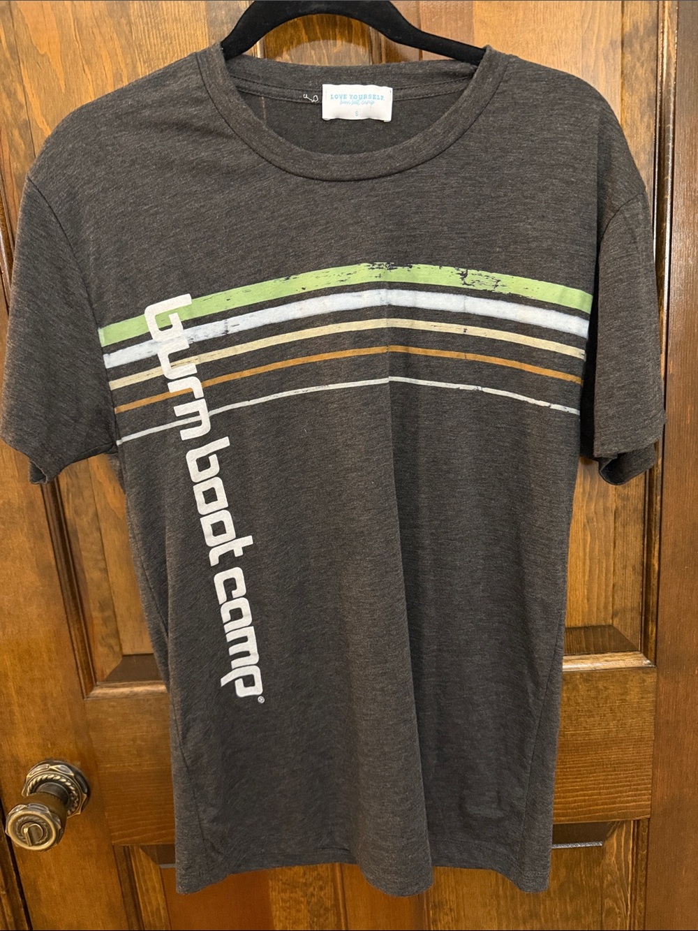 GUC Burn Boot Camp Women's Gray T-Shirt Short Sleeved - Size Small